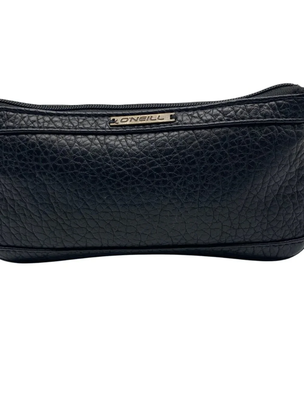O'neill Black Faux Leather Convertible Wristlet